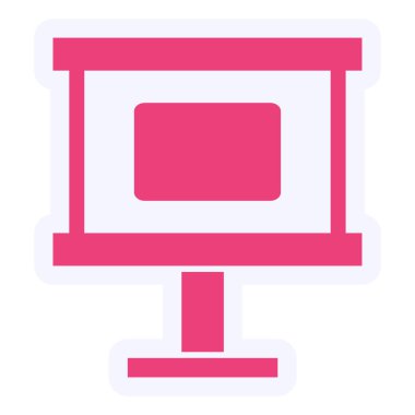 Info holder web icon, vector illustration 