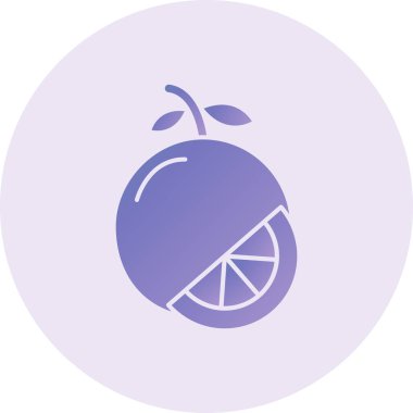 orange icon, simple illustration. flat design style