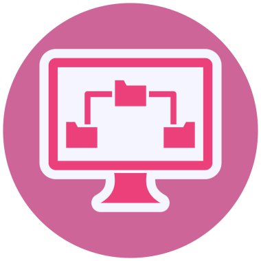 Kontrol et. Web simgesi basit illüstrasyon