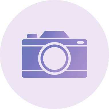 kamera simgesi vektör illüstrasyonu