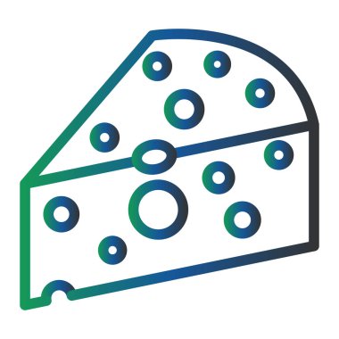 Peynir. Web simgesi basit tasarım