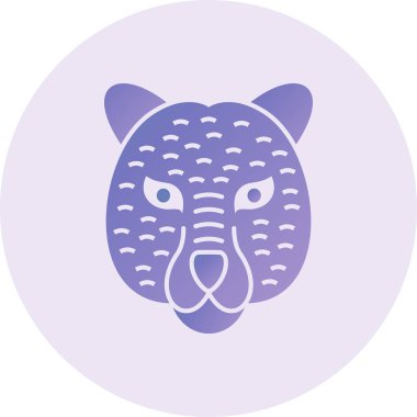 Jaguar  web icon vector illustration