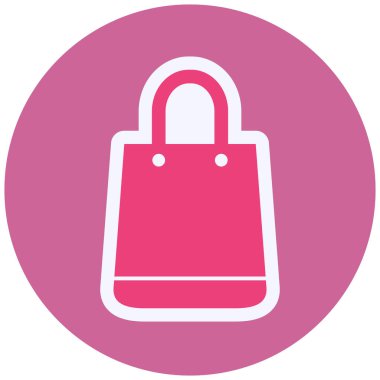 Alışveriş simgesinin vektör illüstrasyonu