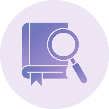 Dictionary Vector Glyph Icon Design