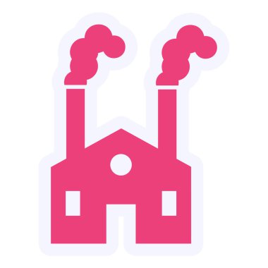 Kirlilik Vektörü Kabartma Simgesi Tasarımı 