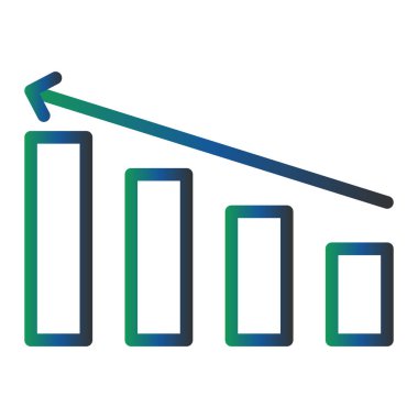 bar chart. simple illustration. Seo Performance