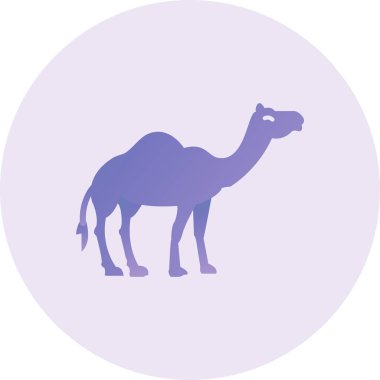 Camel web icon vector illustration