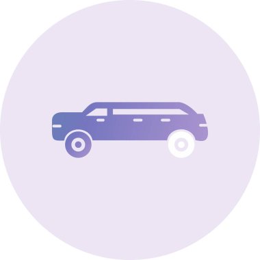 Limousine  web icon vector illustration