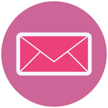 envelope icon flat. simple illustration