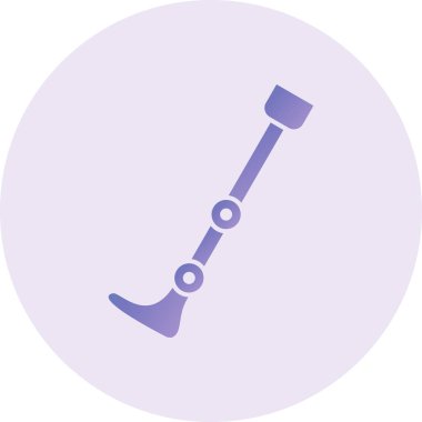 Robot Leg. web icon simple design