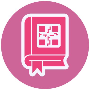 QR Kod Vektörü Kabartma Simgesi Tasarımı