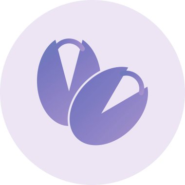 Pistachios Vector lyph Icon Design