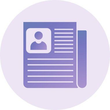 employee id card, simple web icon 