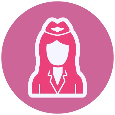 avatar. Web simgesi basit illüstrasyon