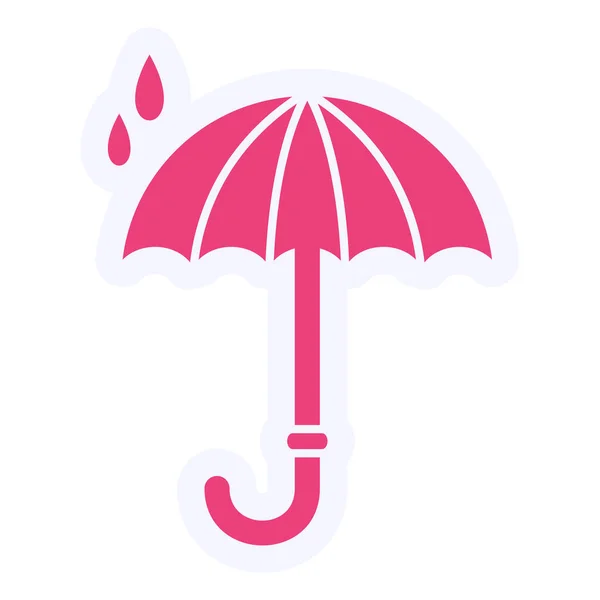 Vector Illustration Umbrella — Stock Vector