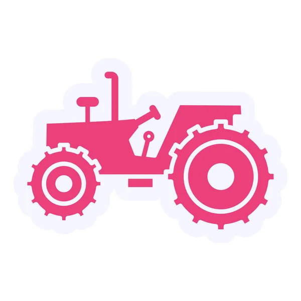 Tractor Web Icon Vector Illustration — Stockvektor