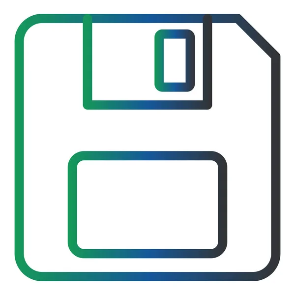 Floppy Disk Web Icon — Stockvector