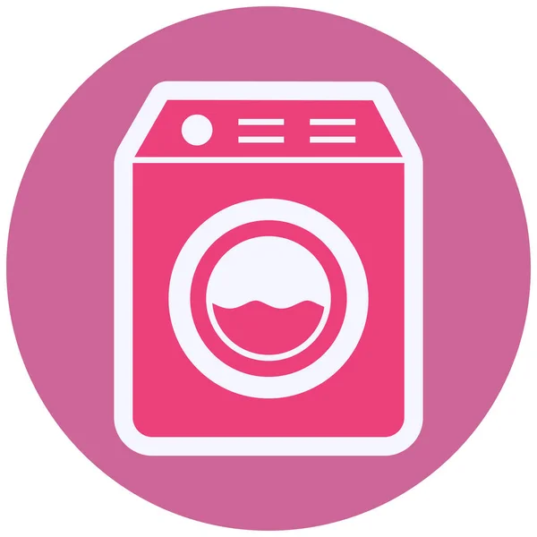 Washing Machine Icon Simple Web Illustration — Vector de stock