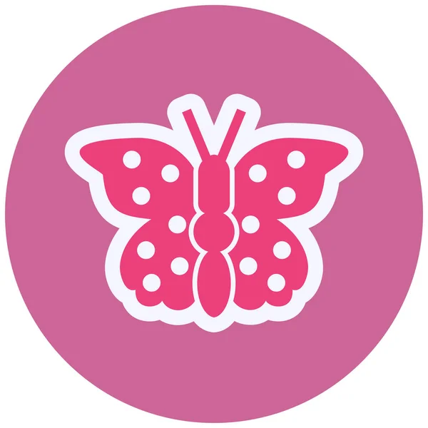 Vector Illustration Butterfly Icon —  Vetores de Stock