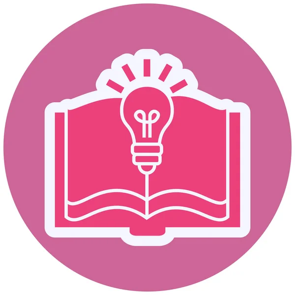 Knowledge Vector Glyph Icon Design — 图库矢量图片