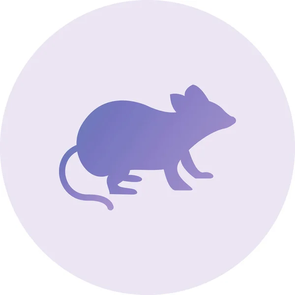 Rat Web Icon Vector Illustration — Stock vektor