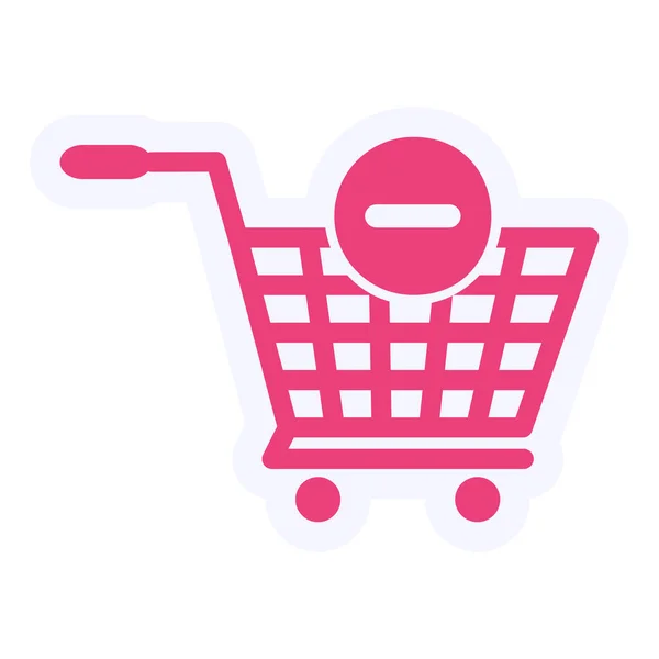 Shopping Cart Icon Simple Illustration — Wektor stockowy