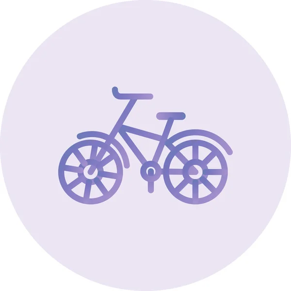 Vektorillustration Von Fahrrad — Stockvektor