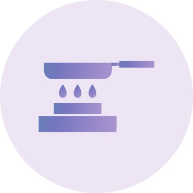 Tava. Web simgesi basit illüstrasyon