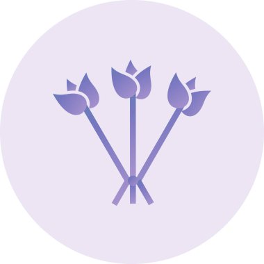 buket çiçek, vektör çizim