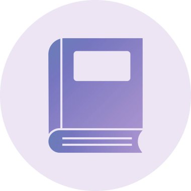 kitap web simge vektör çizim