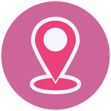 simple web illustration of location icon