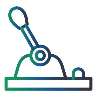 vector illustration of Control Lever