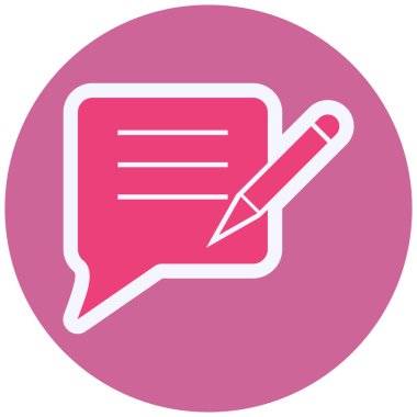 Geri besleme simgesi vektör illüstrasyonu