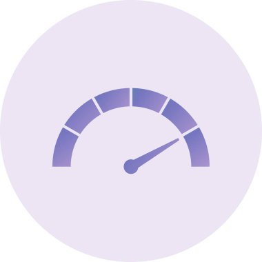 Hız göstergesi simgesi. vektör illüstrasyonu 