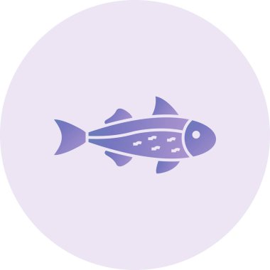 Salmon  web icon vector illustration