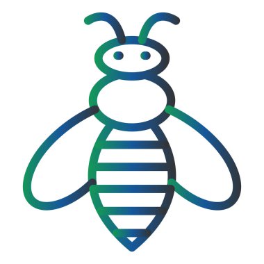 simple web illustration of Bee bug