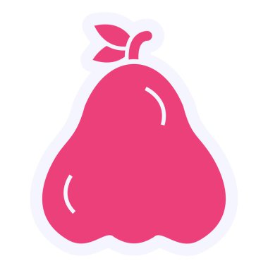 Rose Apple Vector lyph Icon Design