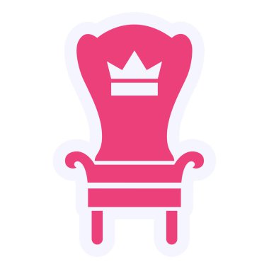 Taht simgesi, vektör çizimi