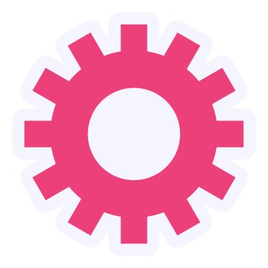 Teçhizat Web simgesi basit illüstrasyon