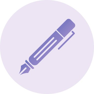 Kalem Vektörü Şekil Simgesi Tasarımı