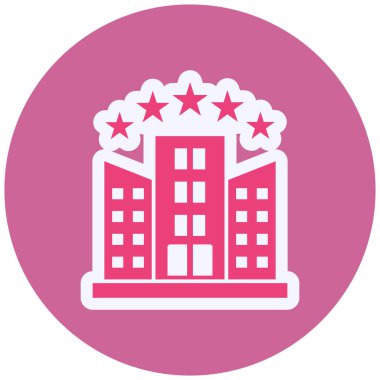 hotel vektör çizim