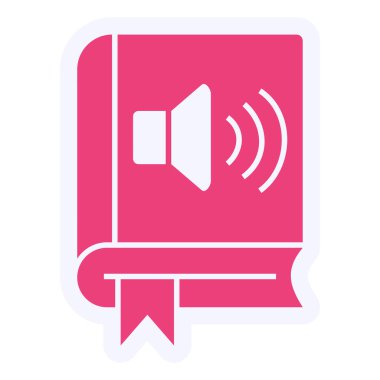 Kitap simgesinin vektör illüstrasyonu 