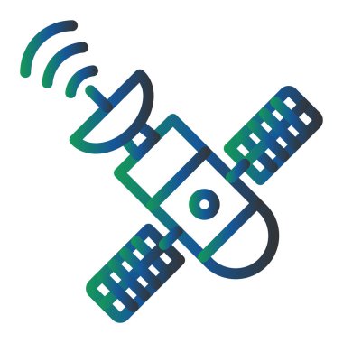 Space Station satellite antenna. web icon