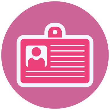 Library Card Vector Glyph Icon Design