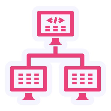 Görev yeri. Web simgesi basit illüstrasyon