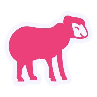 Sheep  web icon vector illustration