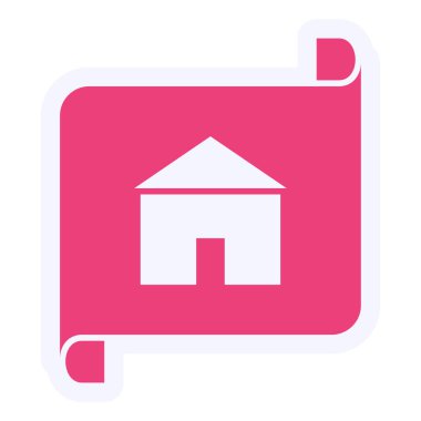 Şablon simgesi vektör illüstrasyonu 