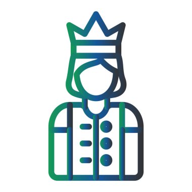 Prenses vektör çizim 