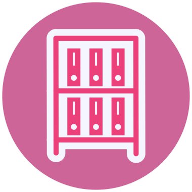 Library Vector Glyph Icon Design