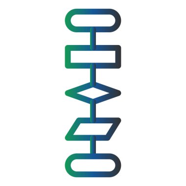 vector illustration of Algorithm  icon